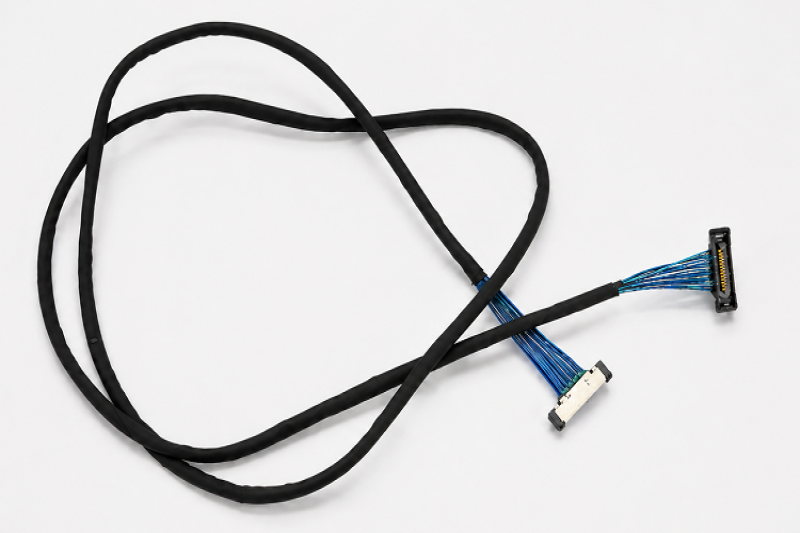I-PEX 83010-100B-01-D 20373-R14T-06 40AWG 极细同轴线束替代品