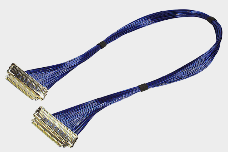 I-PEX 82436-100B-02-D 20680-050T-01 40AWG 极细同轴线束替代品