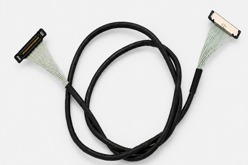 I-PEX 82884-100B-02-D 20373-R20T-06 40AWG 极细同轴线束替代品