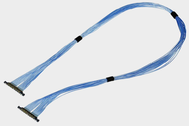  I-PEX 81467-100B-02-D 20497-040T-30 44AWG 极细同轴线束替代品