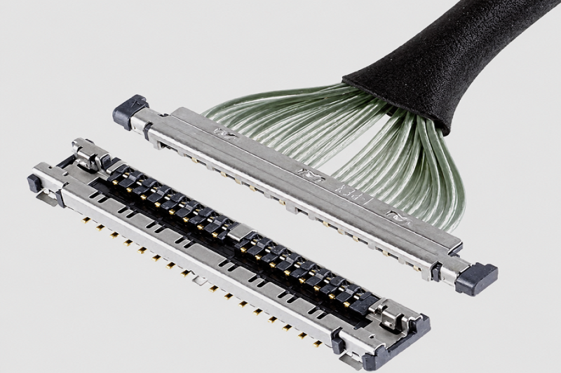 I-PEX 83039-100B-01-D 20497-040T-30 44AWG 极细同轴线束替代品