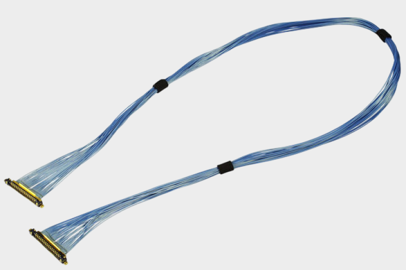 I-PEX 82659-100B-02-D 20532-050T-02-1 46AWG 极细同轴线束替代品