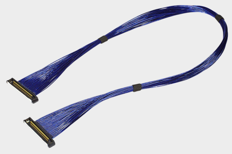 I-PEX 82443-100B-02-D 20373-R35T-06 40AWG 极细同轴线束替代品