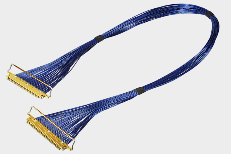 I-PEX 82908-100B-02-D 20454-220T 40AWG 极细同轴线束替代品