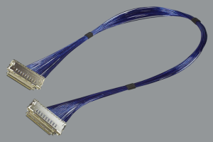 I-PEX 81461-100B-02-D 20680-030T-01 40AWG 极细同轴线束替代品