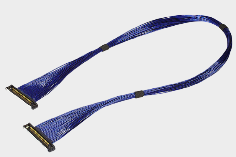 I-PEX 82440-100B-02-D 20373-R10T-06 40AWG 极细同轴线束替代品