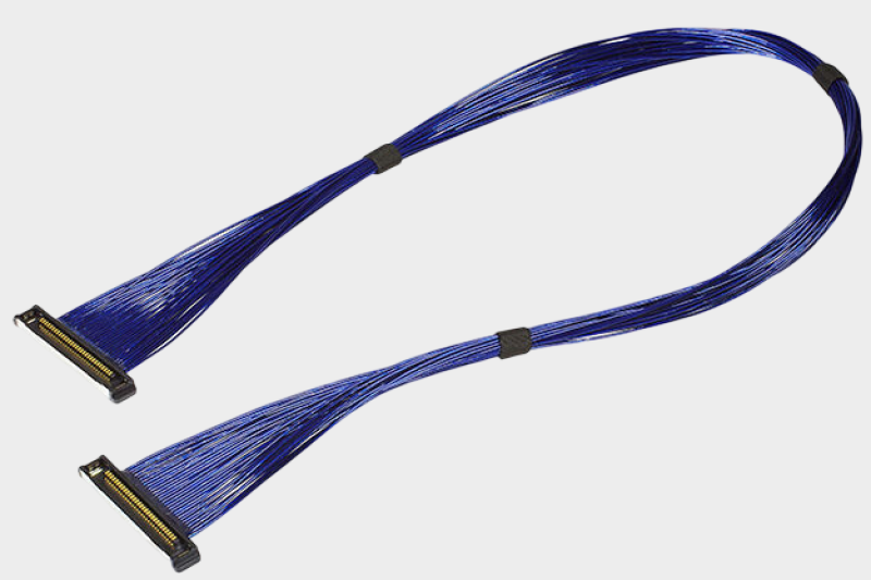 I-PEX 81463-100B-02-D 20373-R30T-06 40AWG 极细同轴线束替代品