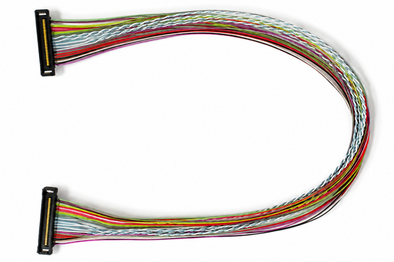 I-PEX 82888-100B-02-D 20373-R32T-06 40AWG 极细同轴线束替代品