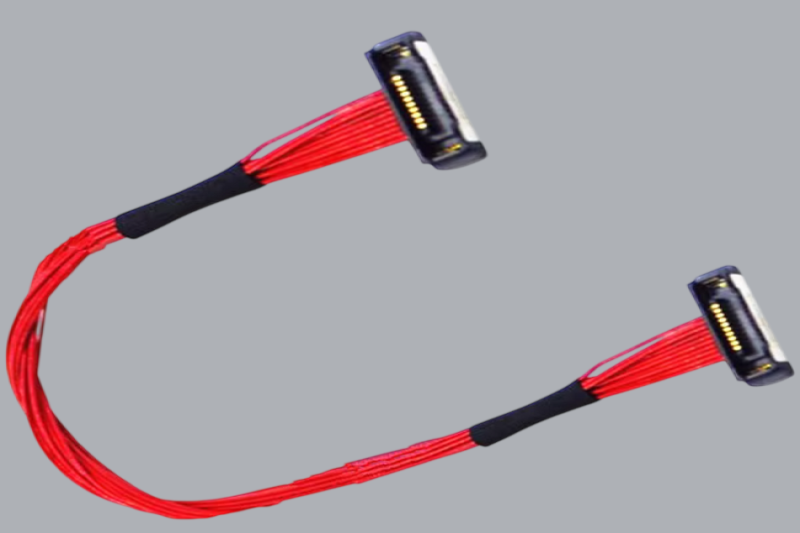 I-PEX 83007-100B-01-D 20373-R10T-06 40AWG 极细同轴线束替代品