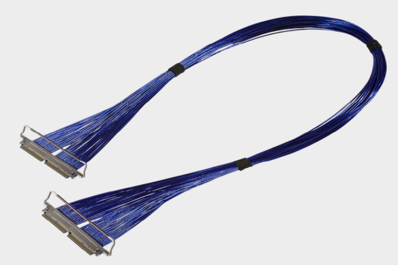 I-PEX 82438-100B-02-D 20777-040T-01 40AWG 极细同轴线束替代品