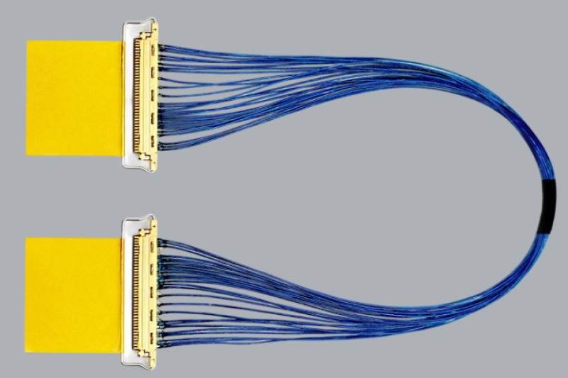 I-PEX 83064-100B-01-D 20454-250T-01 40AWG 极细同轴线束替代品
