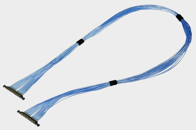 I-PEX 82068-100B-02-D 20497-026T-30 44AWG 极细同轴线束替代品