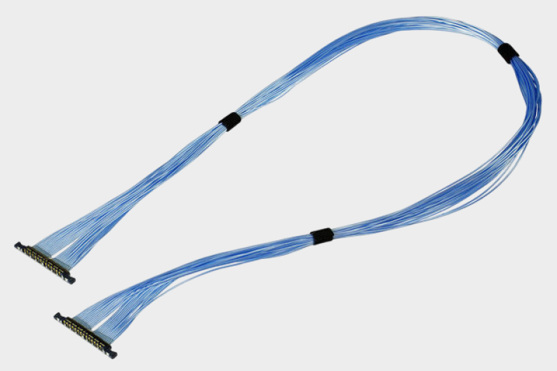 I-PEX 82445-100B-02-D 20497-050T-30 44AWG 极细同轴线束替代品